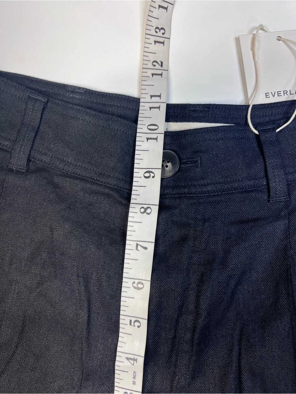 Everlane The Everywhere Pant Stretch Linen Black Barrel Leg Size 4 NWT Pleated